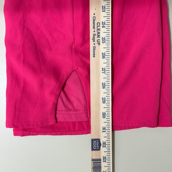 Superdown Pink Ruffle Sleeve Deep V-Neck Open Back Mini Dress Size L NEW - Picture 9 of 12